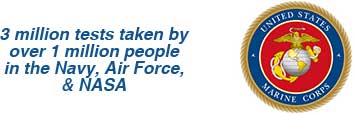 over 3 million military tests taken